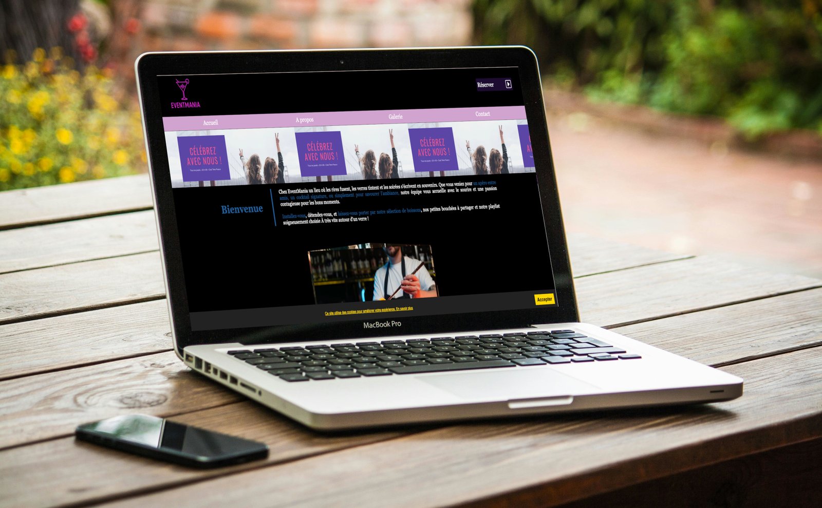 Portfolio site_eventMania